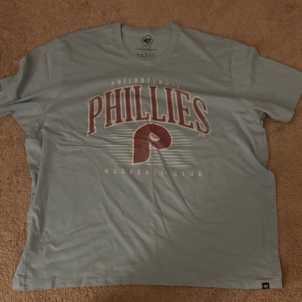 47 Phillies Light Blue Short Sleeve Tee